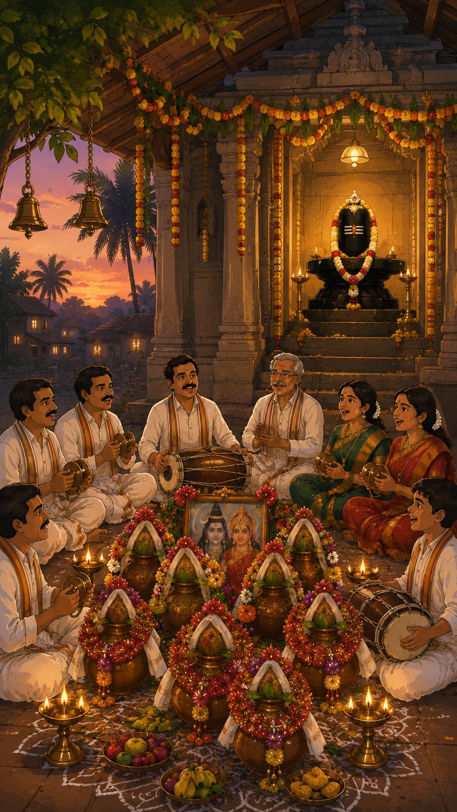 Sapta Bhajana at Kottalapalli Shiva Temple